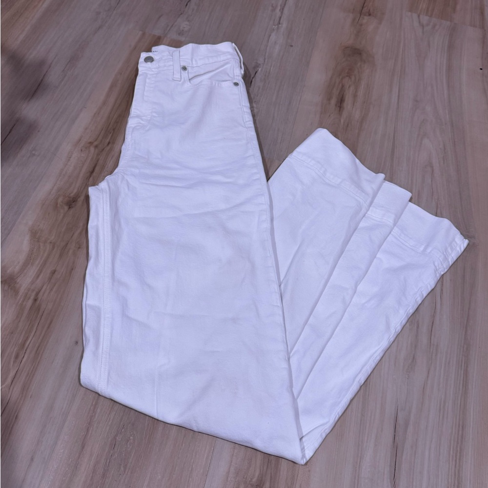 J. Crew Ivory Denim Pants
